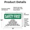 Signmission Safety Culture Sign, 14 in Width, Vinyl Decal, Rectangle OS-2PACK-SF-D-1014-L-10564 - alternate 2